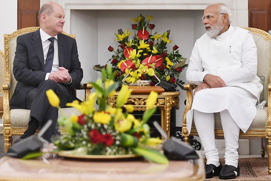 German Chancellor Olaf Scholz heads to New Delhi for intergovernmental consultations